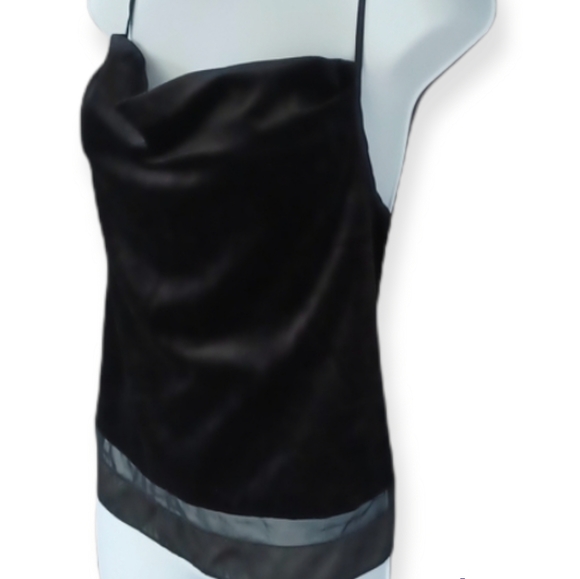 Jessica Simpson Black velvet Camisole Size L - Picture 2 of 8